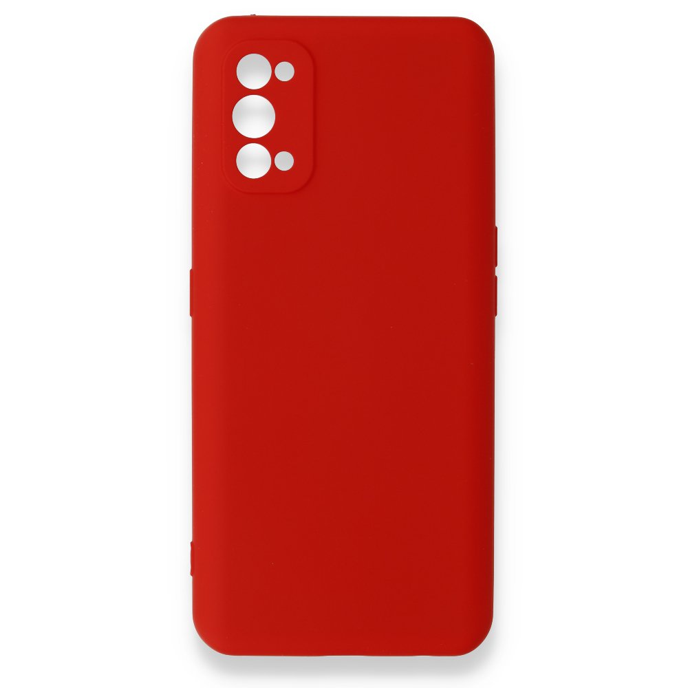 Realme 7 Pro Kılıf Nano içi Kadife Silikon - Kırmızı  Realme 7 Pro Kılıf Nano içi Kadife Silikon - Kırmızı