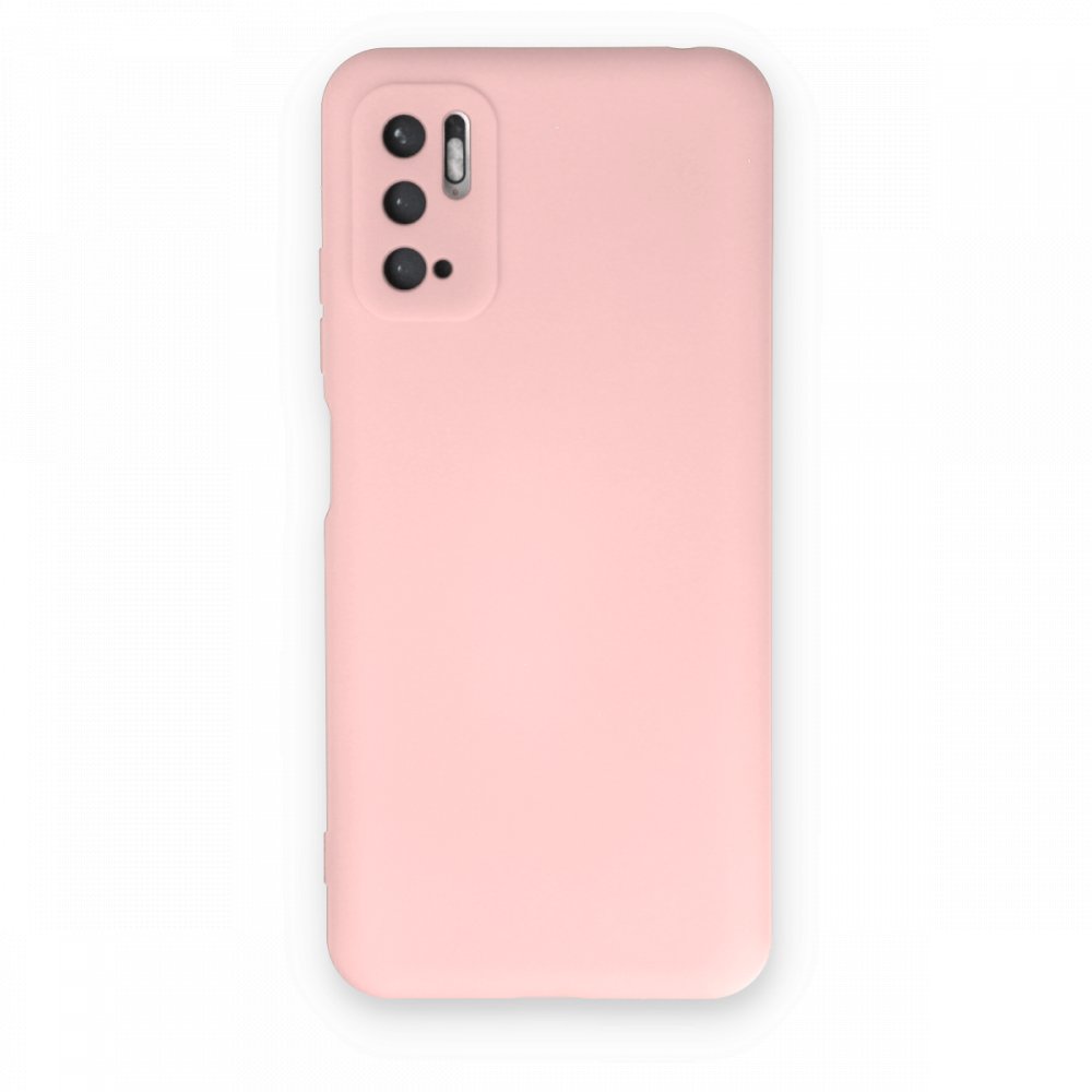 Xiaomi Poco M3 Pro Kılıf Nano içi Kadife Silikon - Pudra