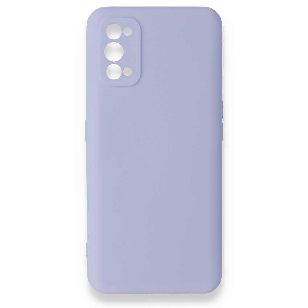 Realme 7 Pro Kılıf Nano içi Kadife Silikon - Lila  Realme 7 Pro Kılıf Nano içi Kadife Silikon - Lila