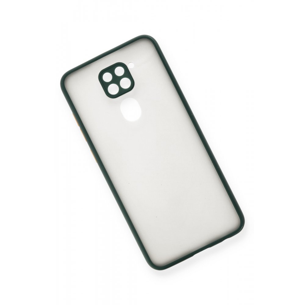 Redmi Note 9 Kılıf Montreal Silikon Kapak - Yeşil