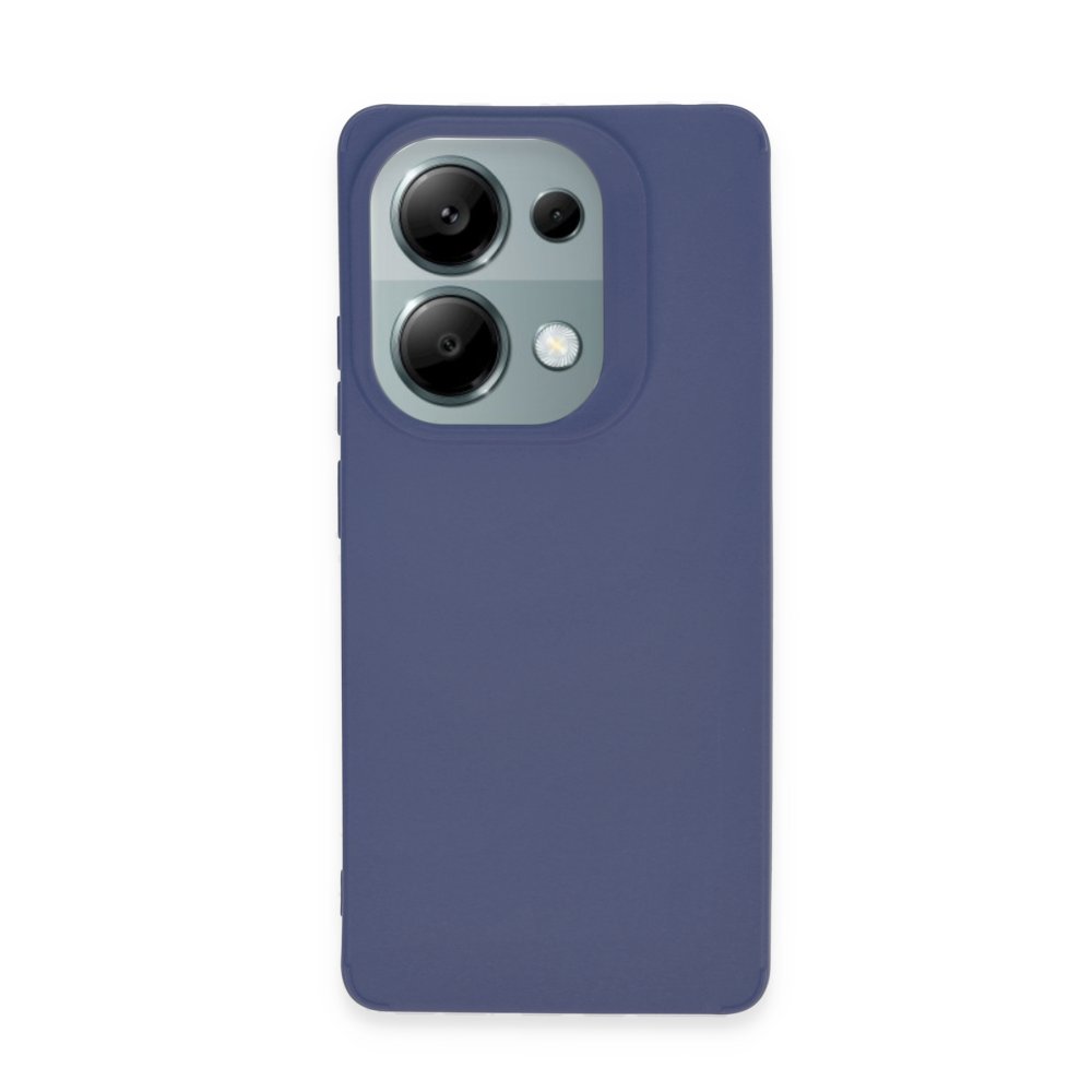  Xiaomi Poco M6 Pro 4G Kılıf Petro Silikon - Lacivert