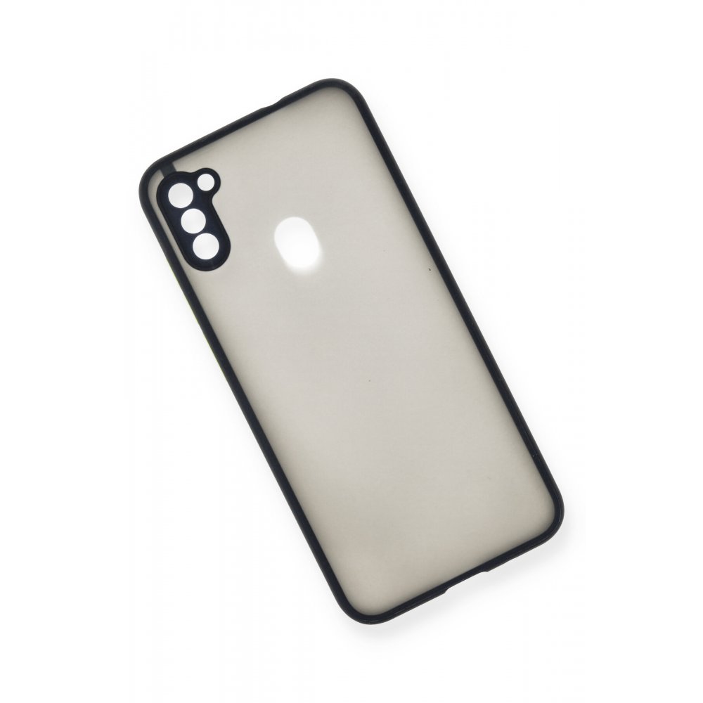  Samsung Galaxy M11 Kılıf Montreal Silikon Kapak - Lacivert