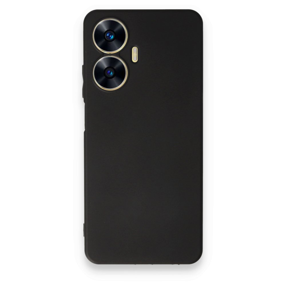  Realme C55 Kılıf First Silikon - Siyah