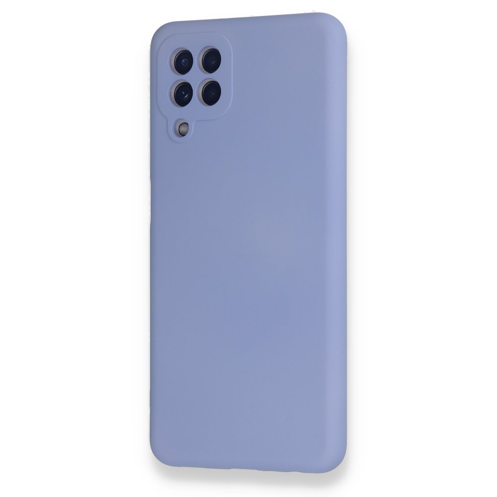  Samsung Galaxy M32 Kılıf Nano içi Kadife Silikon - Lila