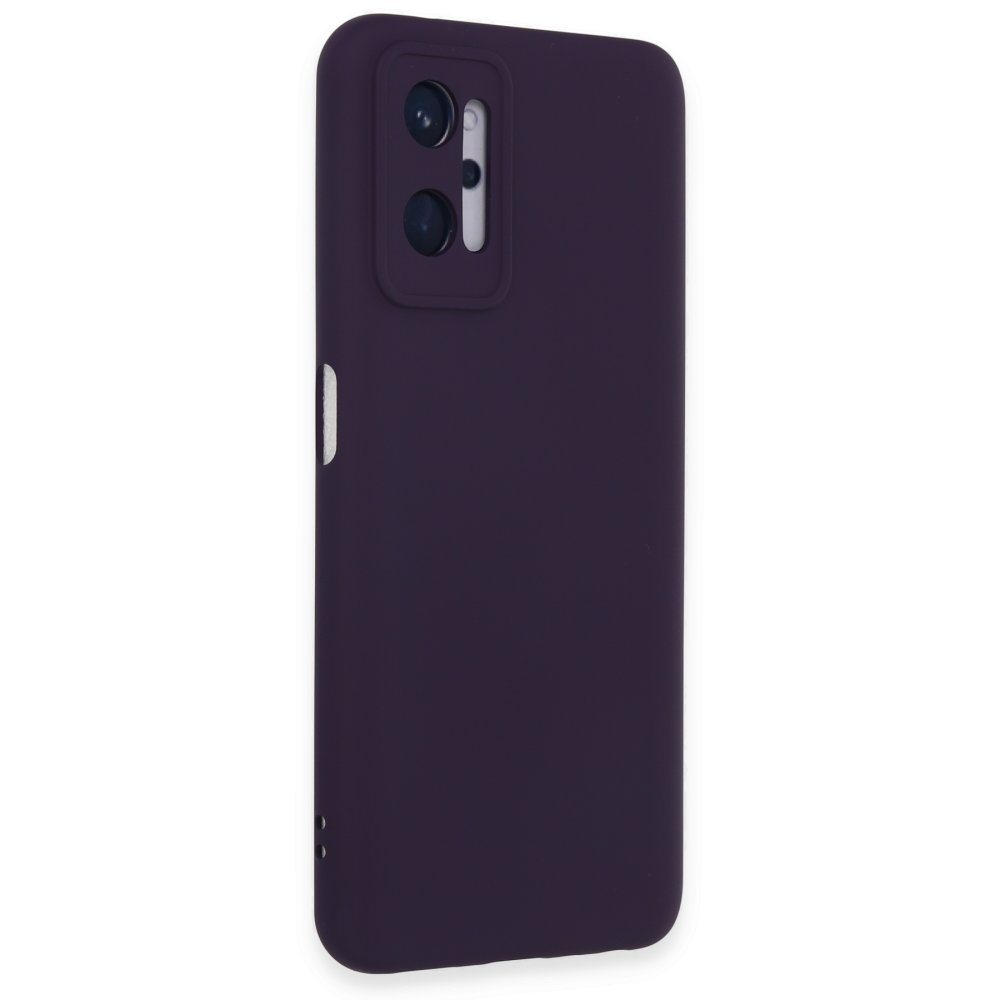  Realme 9i 4G Kılıf Nano içi Kadife Silikon - Mor