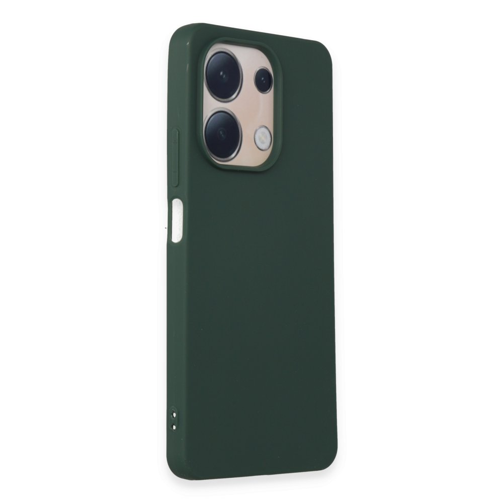 Redmi Note 13 4G Kılıf First Silikon - Koyu Yeşil