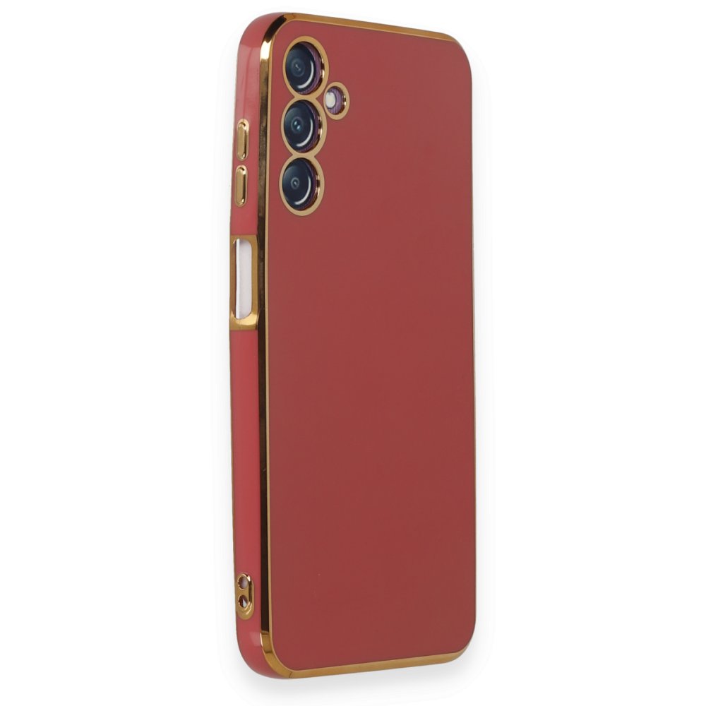  Samsung Galaxy M14 5G Kılıf Volet Silikon - Kırmızı