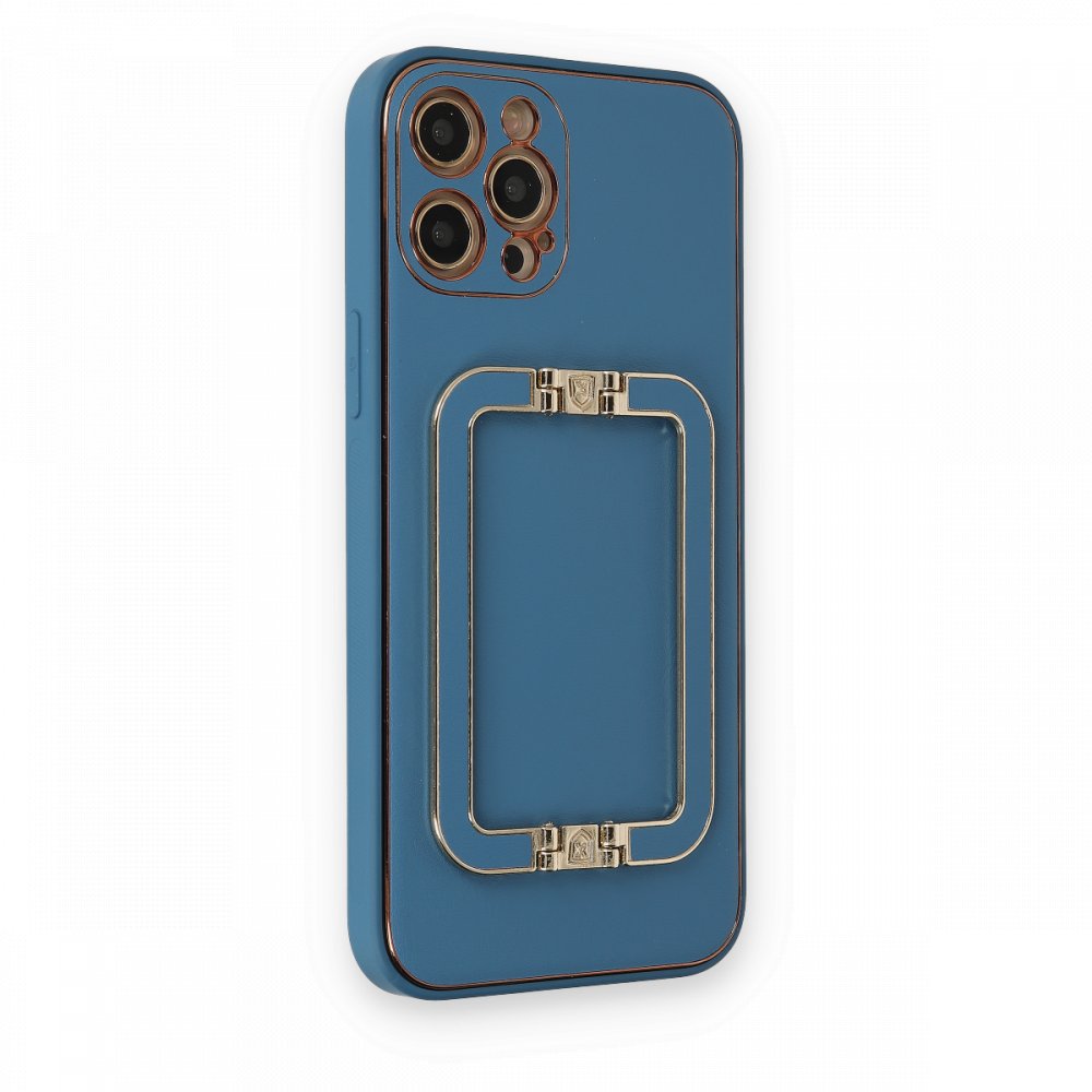  iPhone 12 Pro Max Kılıf Coco Elit Kapak - Mavi