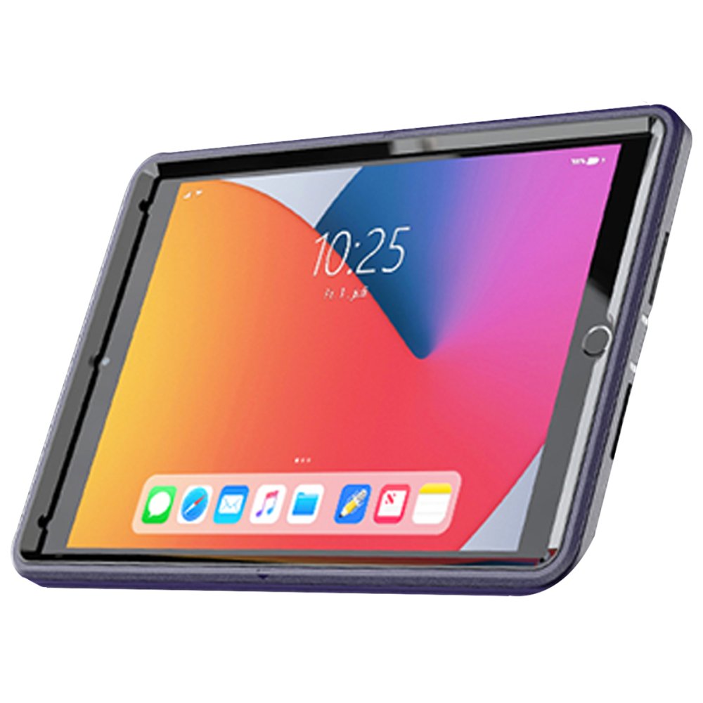  iPad 10.2 (8.nesil) Kılıf Hand Strap Tablet Kılıfı - Lacivert