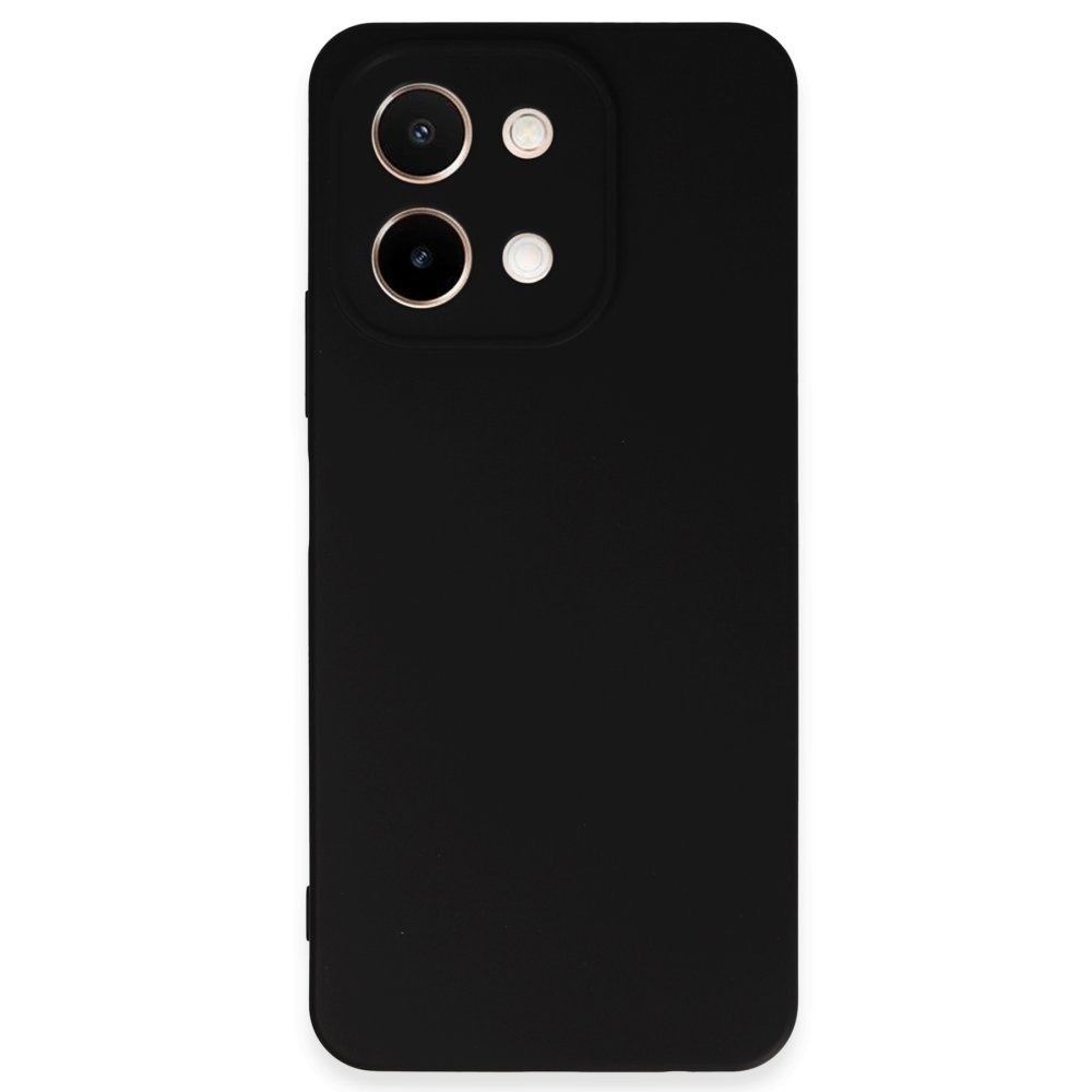 Vivo Y28 Kılıf First Silikon - Siyah  Vivo Y28 Kılıf First Silikon - Siyah