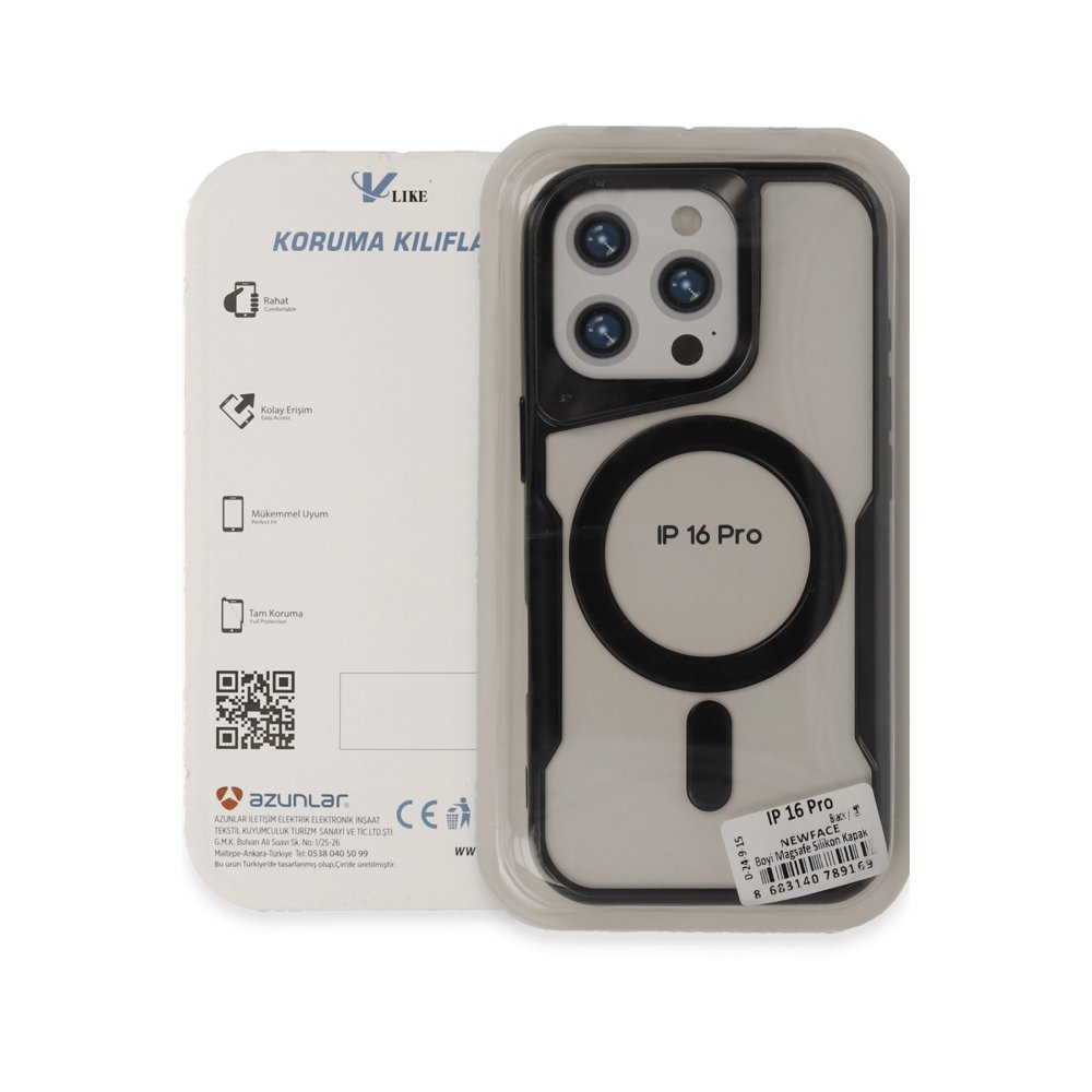 iPhone 16 Kılıf Boyi Magsafe Silikon Kapak - Titan Gri  iPhone 16 Kılıf Boyi Magsafe Silikon Kapak - Titan Gri