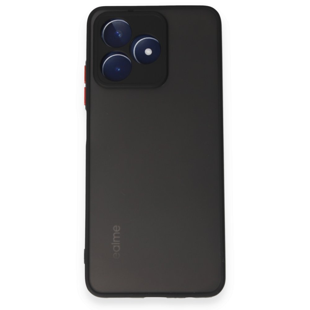  Realme C53 Kılıf Montreal Silikon Kapak - Siyah