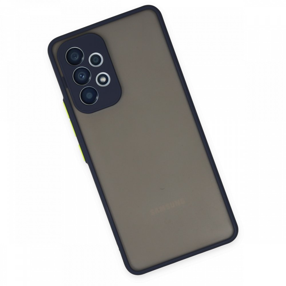  Samsung Galaxy A33 5G Kılıf Montreal Silikon Kapak - Lacivert