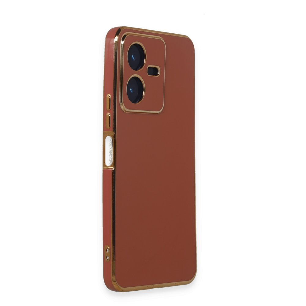 Vivo Y22 2022 Kılıf Volet Silikon - Kırmızı Vivo Y22 2022 Kılıf Volet Silikon - Kırmızı