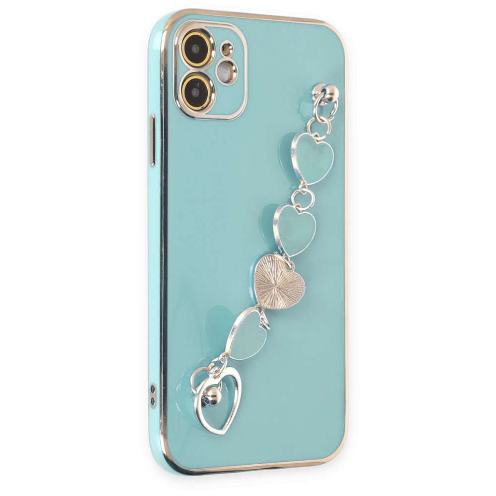  iPhone 11 Kılıf Esila Silikon - Su Yeşili