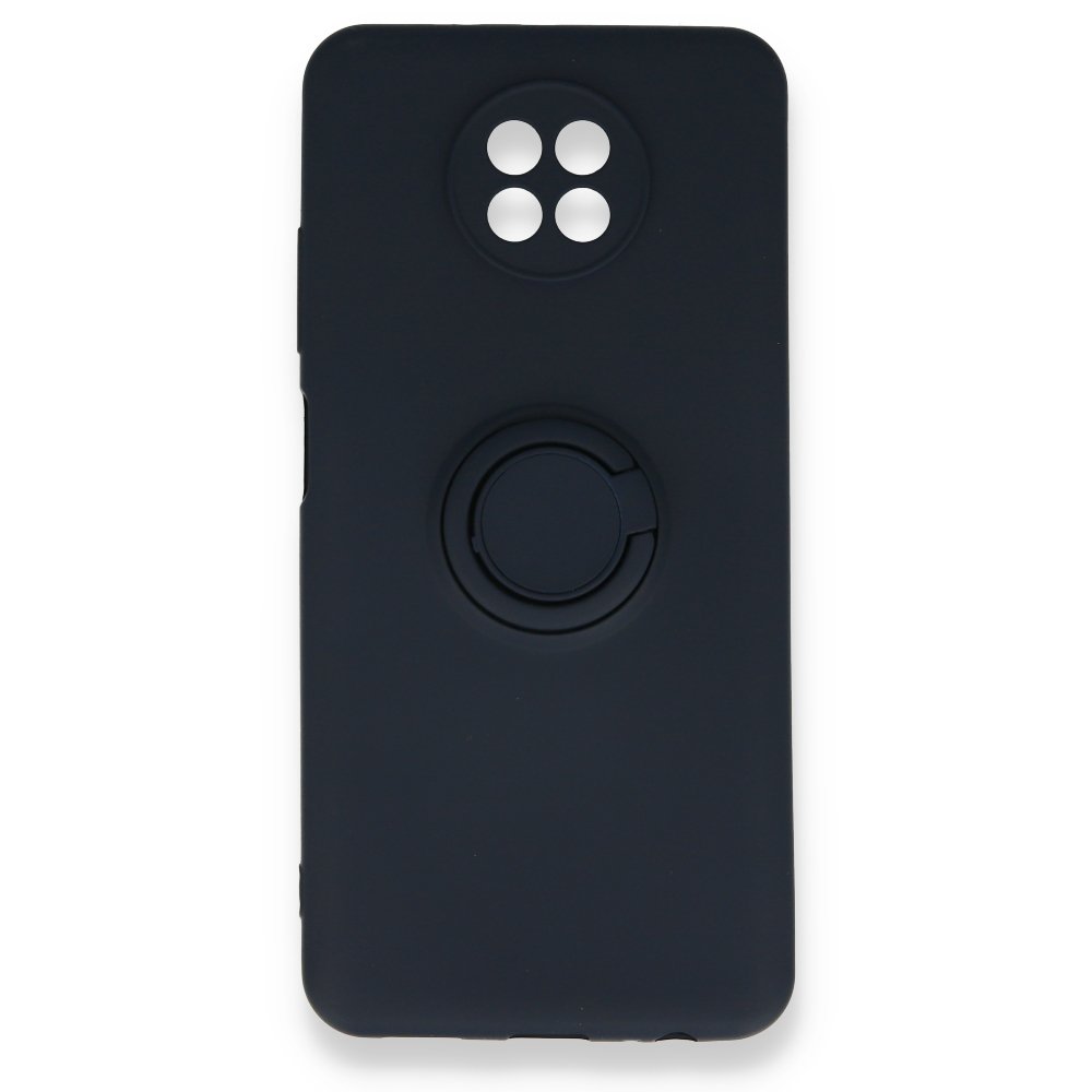 Redmi Note 9 5G Kılıf Viktor Yüzüklü Silikon - Lacivert