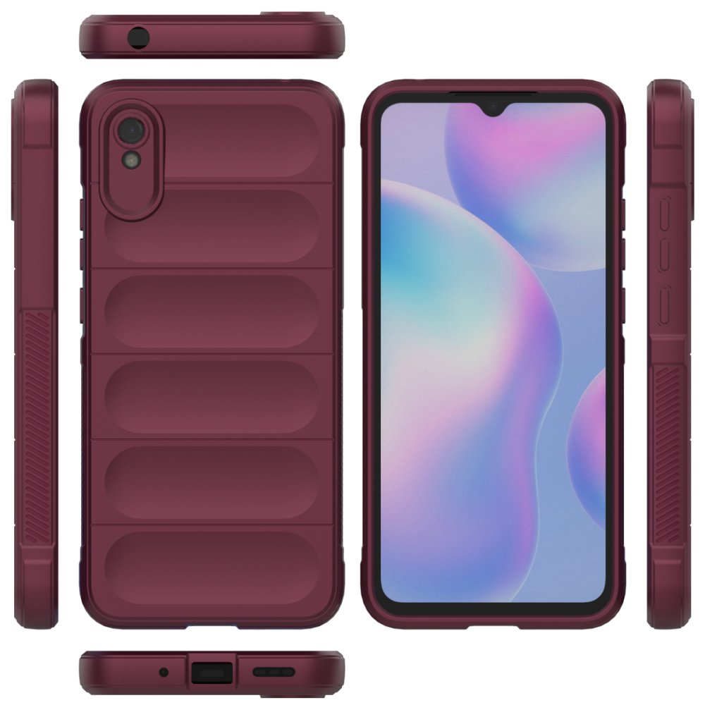 Redmi 9A Kılıf Optimum Silikon - Bordo Redmi 9A Kılıf Optimum Silikon - Bordo