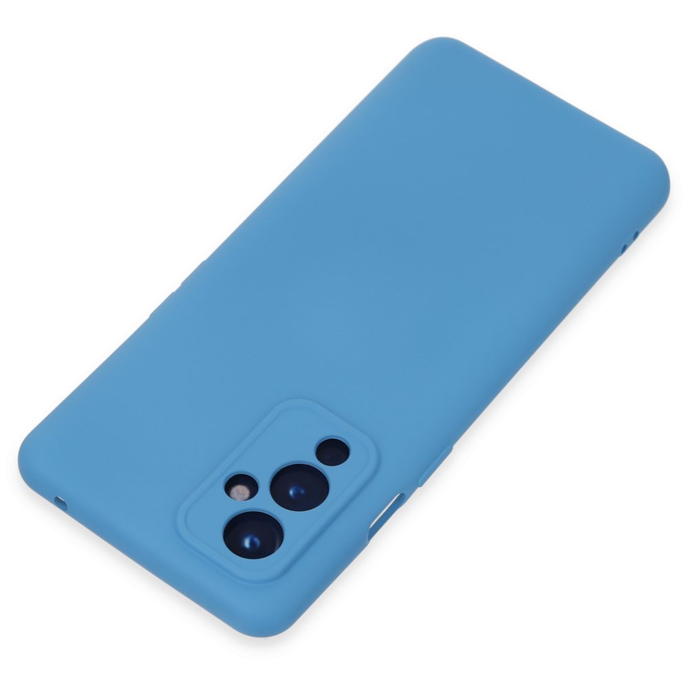 One Plus 9 Kılıf Nano içi Kadife Silikon - Mavi One Plus 9 Kılıf Nano içi Kadife Silikon - Mavi