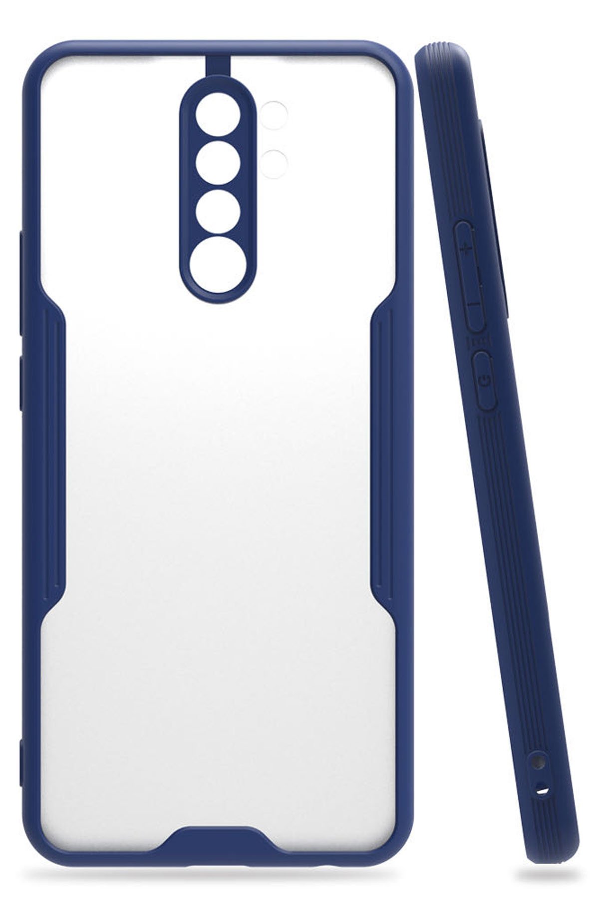 Redmi 9 Kılıf Platin Silikon - Lacivert Redmi 9 Kılıf Platin Silikon - Lacivert