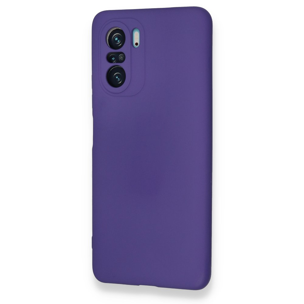 Redmi K40 Pro Kılıf Nano içi Kadife Silikon - Mor