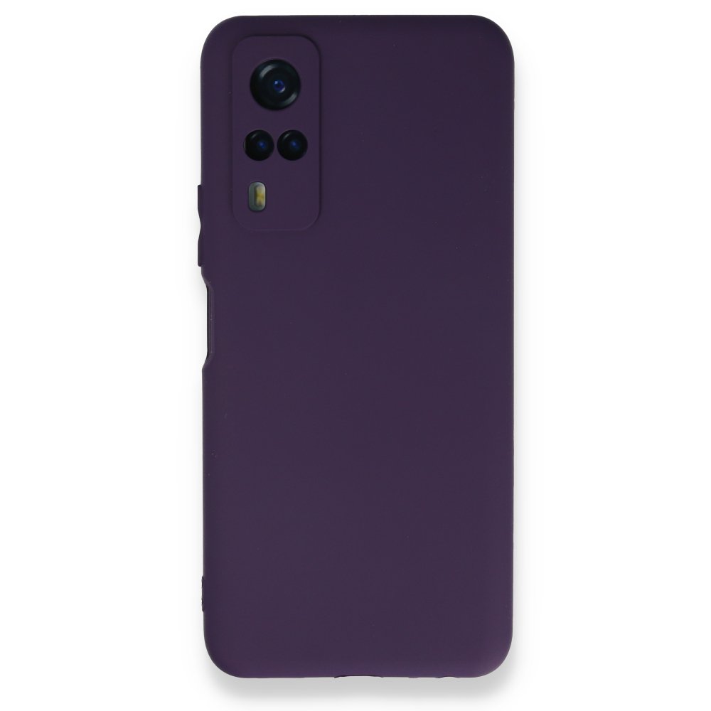 Vivo Y53S Kılıf First Silikon - Mor Vivo Y53S Kılıf First Silikon - Mor