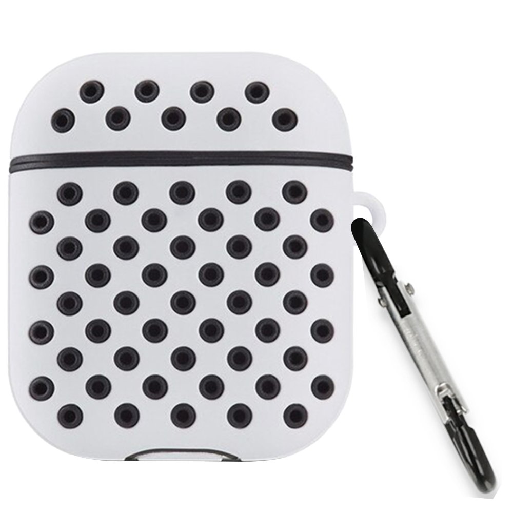 Airpods 2 (2.nesil) Spor Delikli Kılıf - Gri-Siyah Airpods 2 (2.nesil) Spor Delikli Kılıf - Gri-Siyah