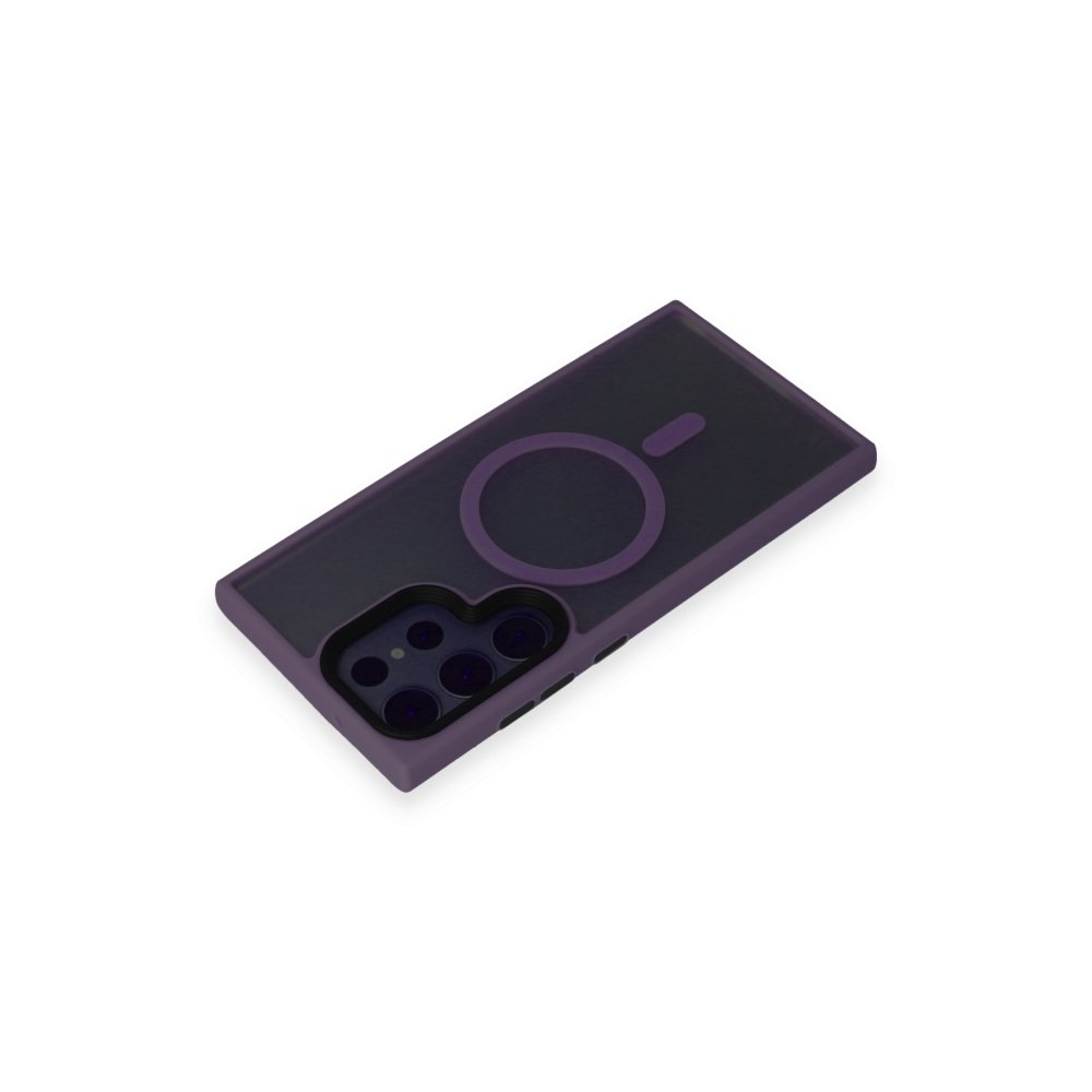  Samsung Galaxy S23 Ultra Kılıf Trex Magneticsafe Kapak - Derin Mor