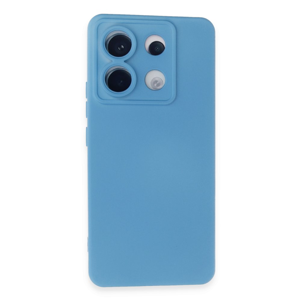 Redmi Note 13 Pro 5G Kılıf Nano içi Kadife Silikon - Mavi Redmi Note 13 Pro 5G Kılıf Nano içi Kadife Silikon - Mavi