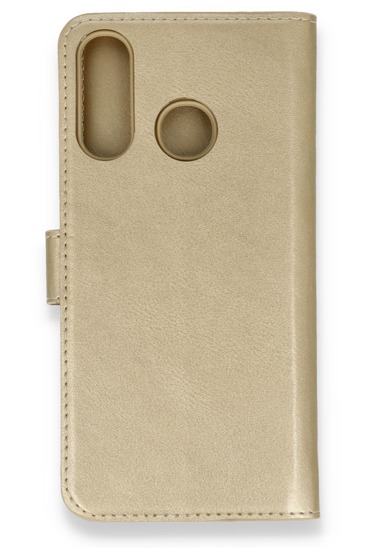 Huawei P30 Lite Kılıf Trend S Plus Kapaklı Kılıf - Gold Huawei P30 Lite Kılıf Trend S Plus Kapaklı Kılıf - Gold