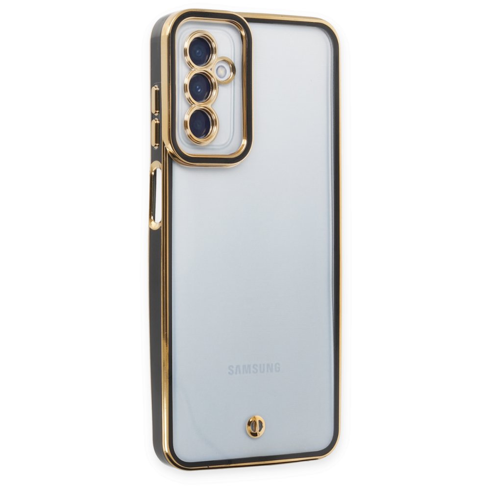  Samsung Galaxy A04S Kılıf Liva Lens Silikon - Siyah