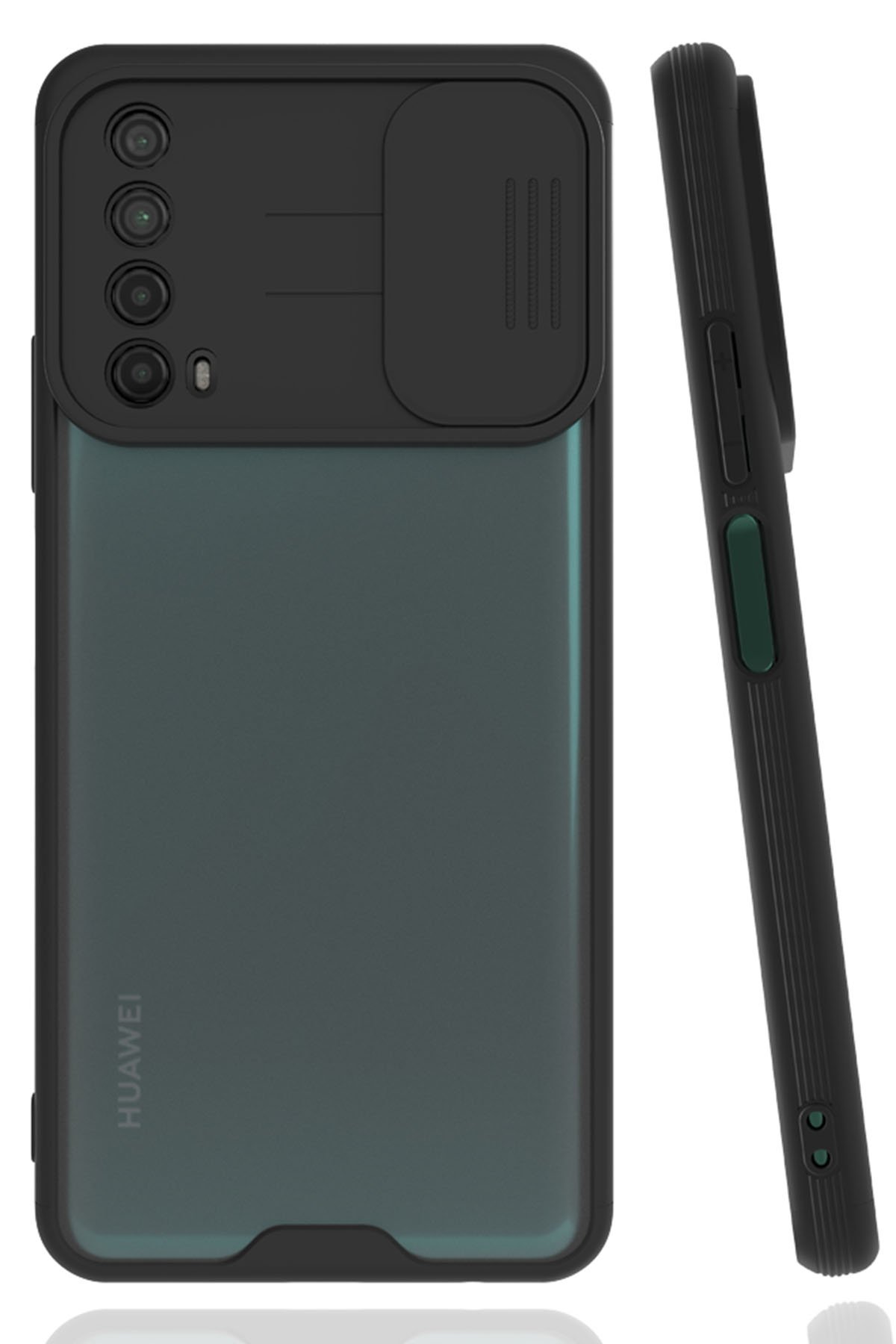 Huawei P Smart 2021 Kılıf Platin Kamera Koruma Silikon - Siyah  Huawei P Smart 2021 Kılıf Platin Kamera Koruma Silikon - Siyah