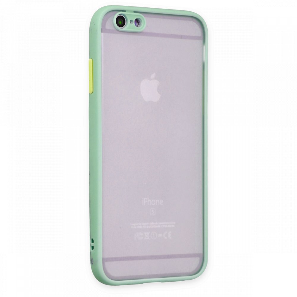 iPhone 6 Kılıf Montreal Silikon Kapak - Turkuaz  iPhone 6 Kılıf Montreal Silikon Kapak - Turkuaz