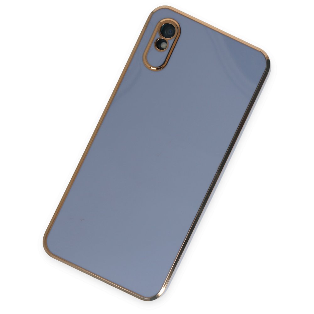 Redmi 9A Kılıf Volet Silikon - Mavi