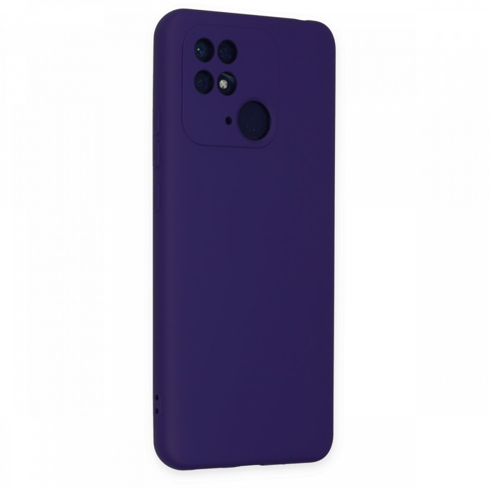 Xiaomi Poco C40 Kılıf Nano içi Kadife Silikon - Mor Xiaomi Poco C40 Kılıf Nano içi Kadife Silikon - Mor