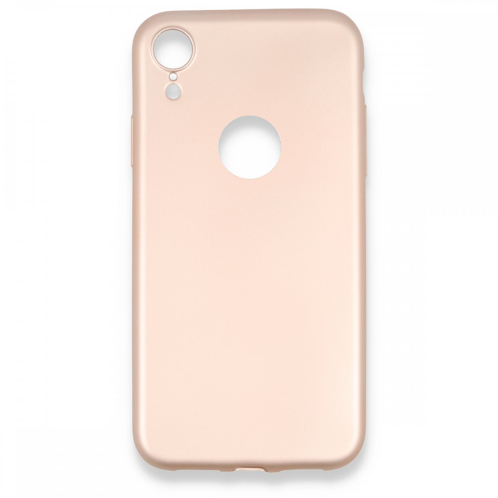  iPhone XR Kılıf First Silikon - Rose Gold