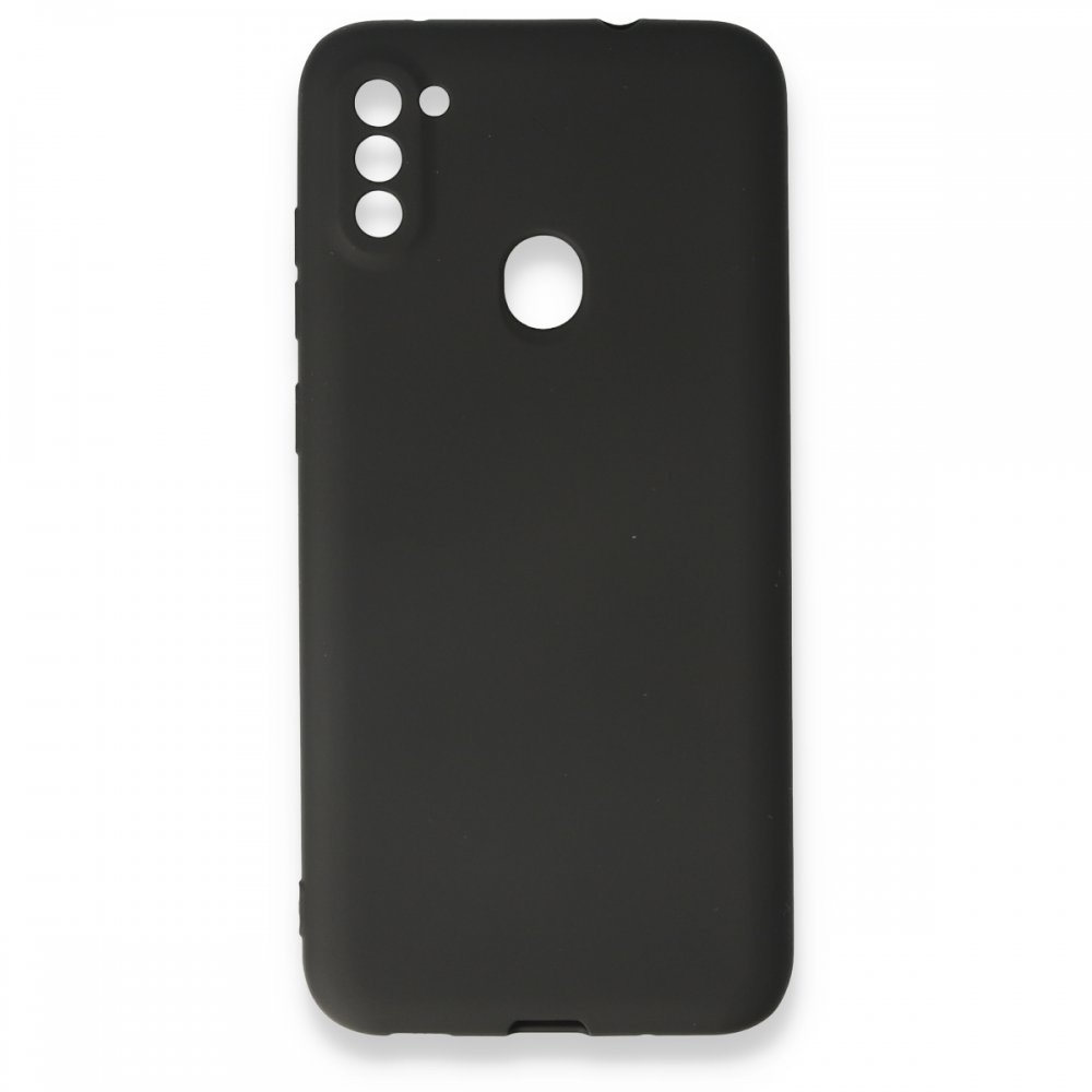  Samsung Galaxy M11 Kılıf First Silikon - Siyah
