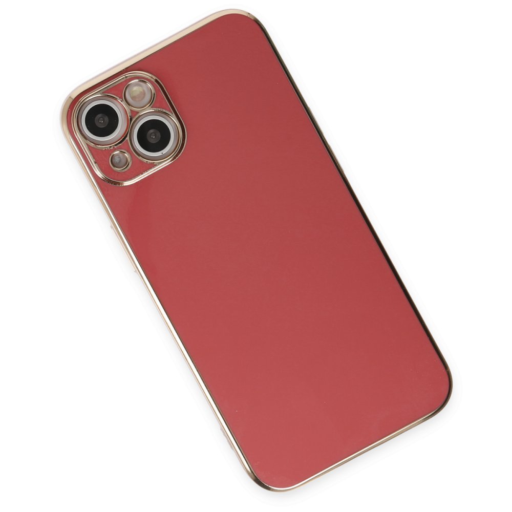 iPhone 14 Plus Kılıf Volet Silikon - Kırmızı iPhone 14 Plus Kılıf Volet Silikon - Kırmızı