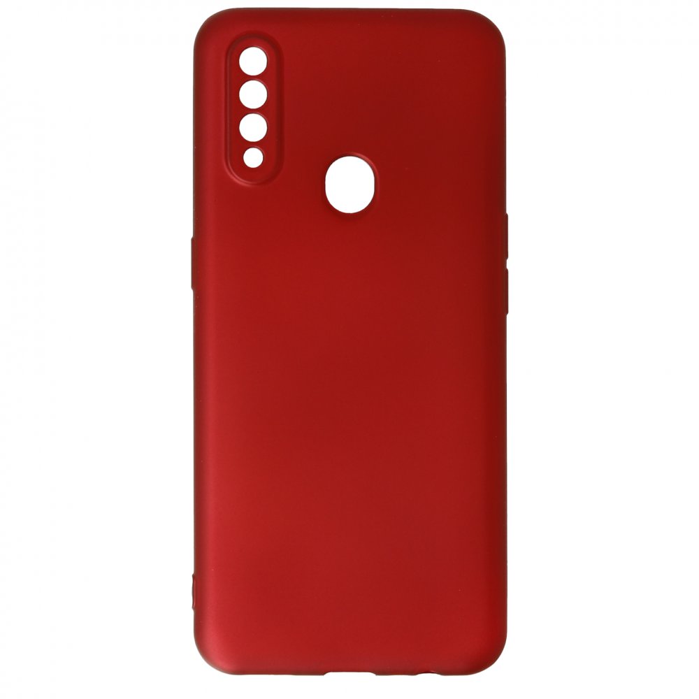  Oppo A31 Kılıf First Silikon - Bordo