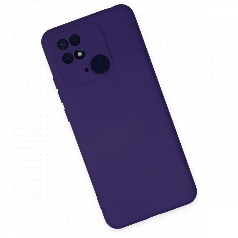Redmi 10C Kılıf Nano içi Kadife Silikon - Mor Redmi 10C Kılıf Nano içi Kadife Silikon - Mor