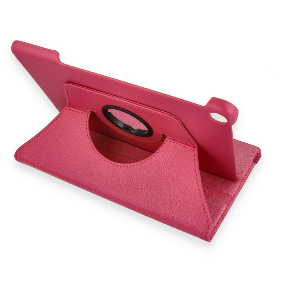  Huawei Honor Pad X8 10.1 Kılıf 360 Tablet Deri Kılıf - Pembe