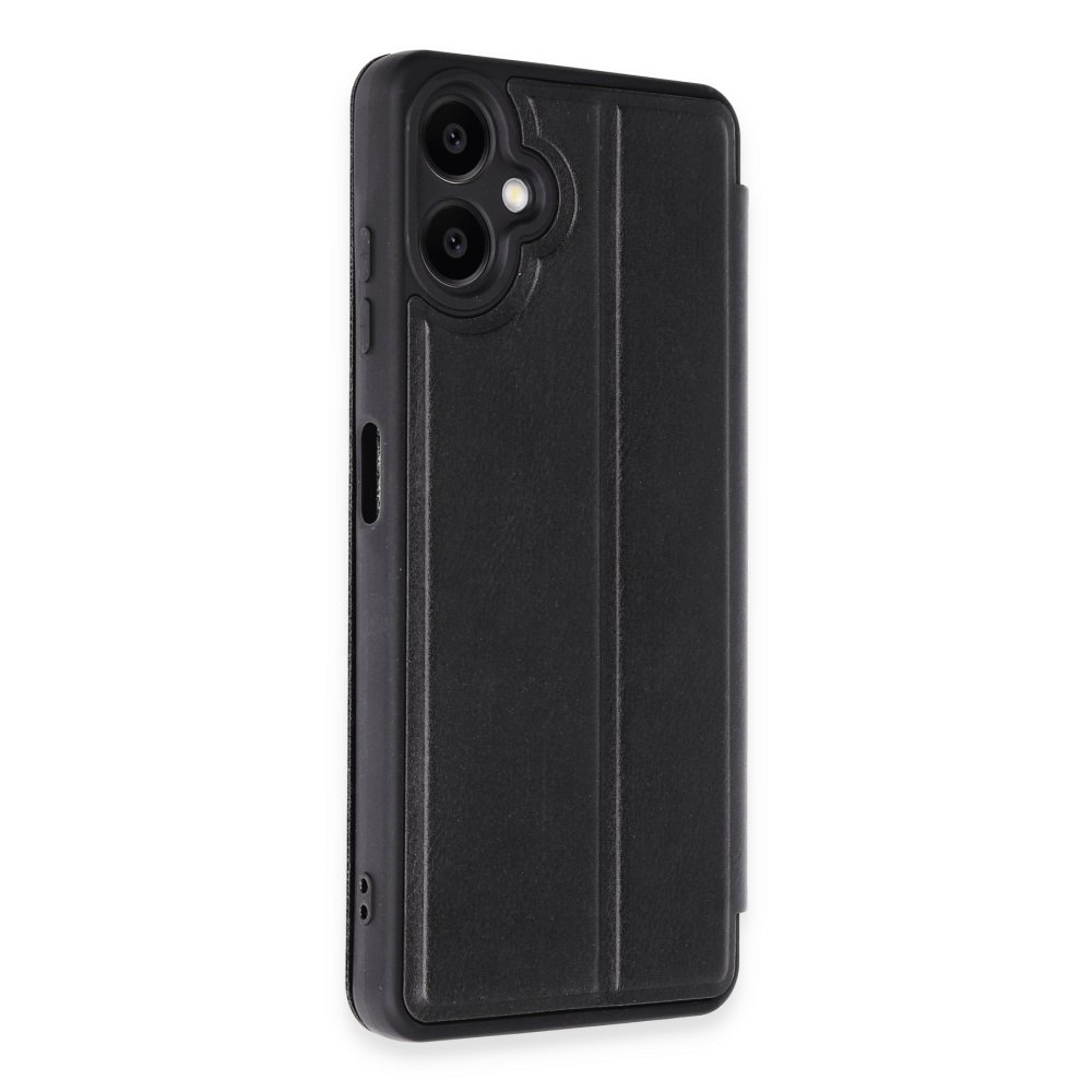  Samsung Galaxy A06 Kılıf Flip Cover - Siyah