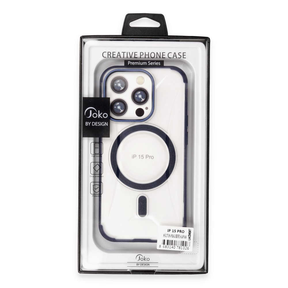 Joko iPhone 15 Pro Hilton Magsafe Kapak - Titan Gri Joko iPhone 15 Pro Hilton Magsafe Kapak - Titan Gri