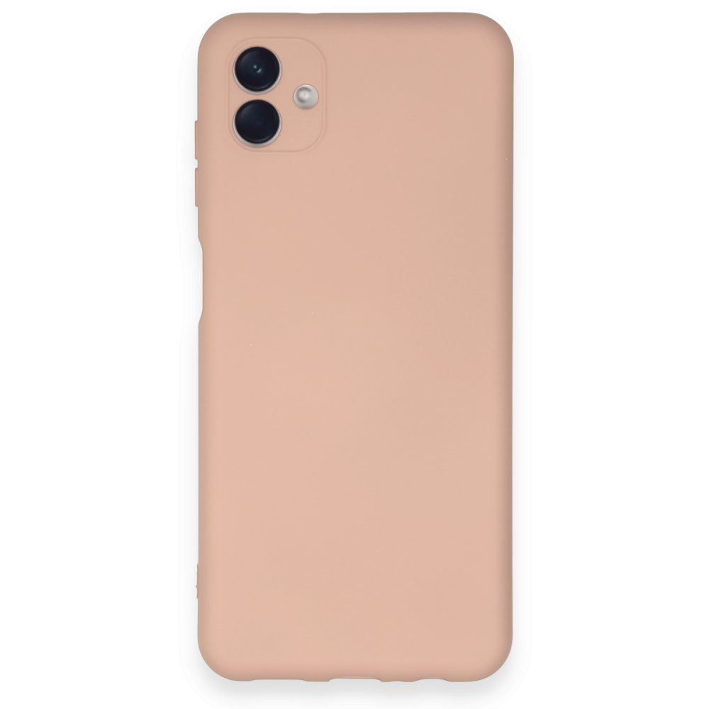  Samsung Galaxy A04 Kılıf Nano içi Kadife Silikon - Pudra