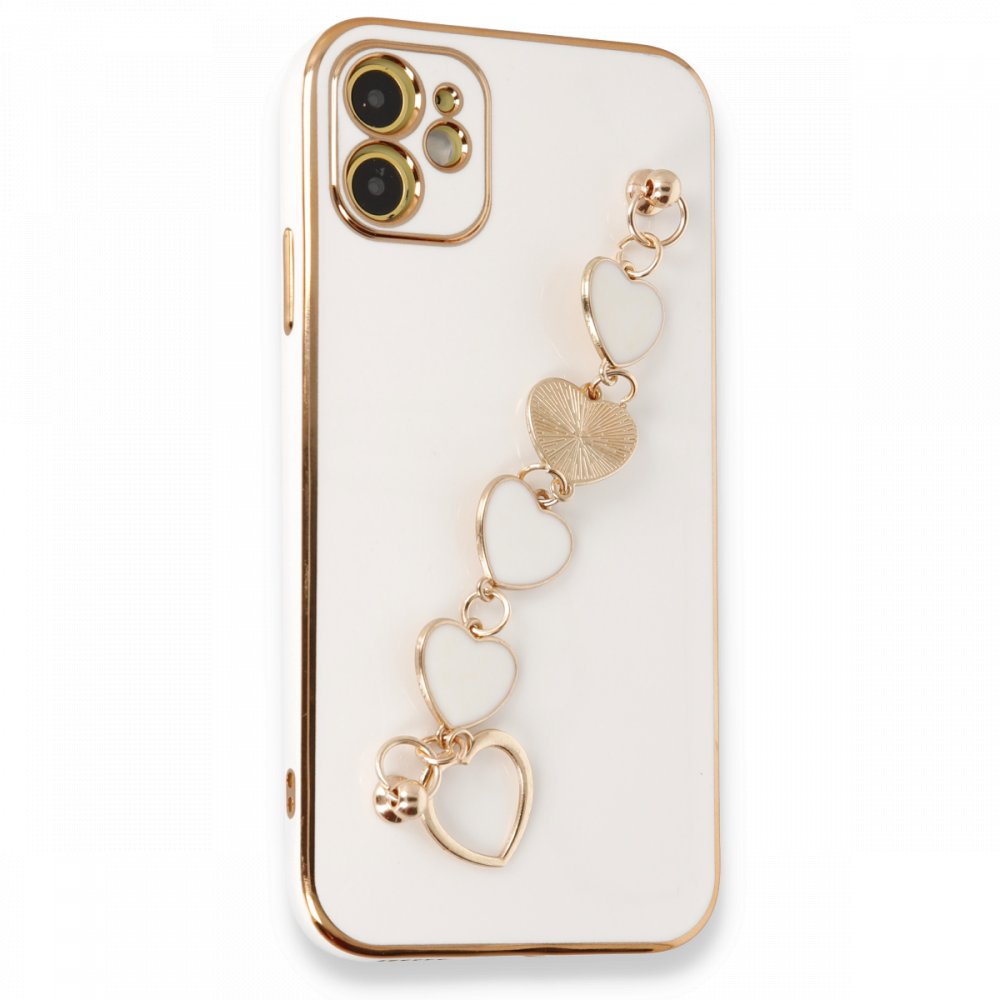 iPhone 11 Kılıf Esila Silikon - Beyaz iPhone 11 Kılıf Esila Silikon - Beyaz