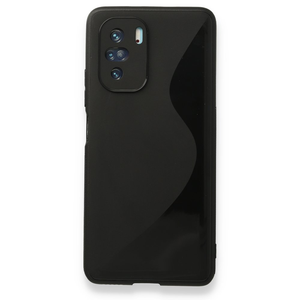 Redmi K40 Kılıf S Silikon - Siyah