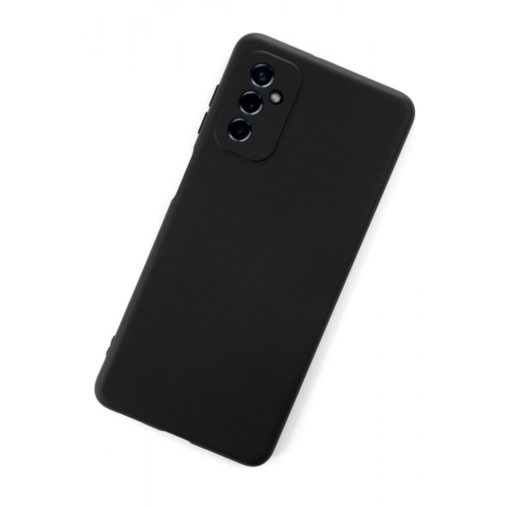  Samsung Galaxy M52 5G Kılıf Nano içi Kadife Silikon - Siyah