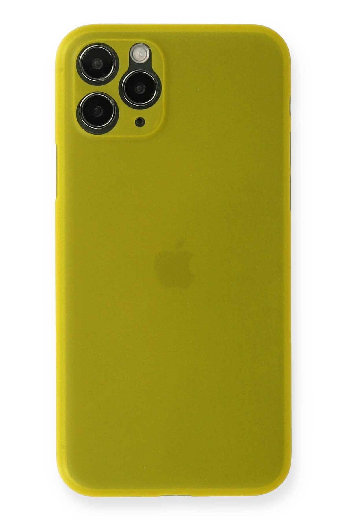  iPhone 11 Pro Max Kılıf PP Ultra İnce Kapak - Sarı