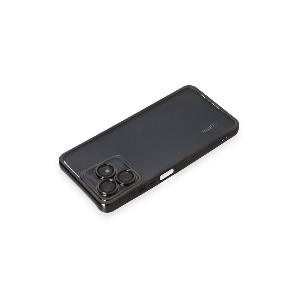  Realme C53 Kılıf Razer Lensli Silikon - Siyah