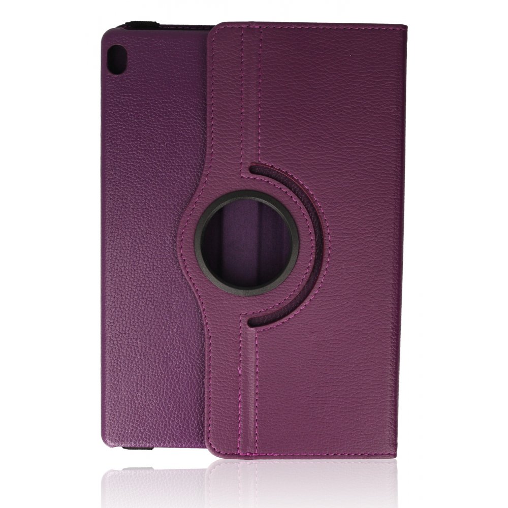  Lenovo M10 X505F Kılıf 360 Tablet Deri Kılıf - Mürdüm