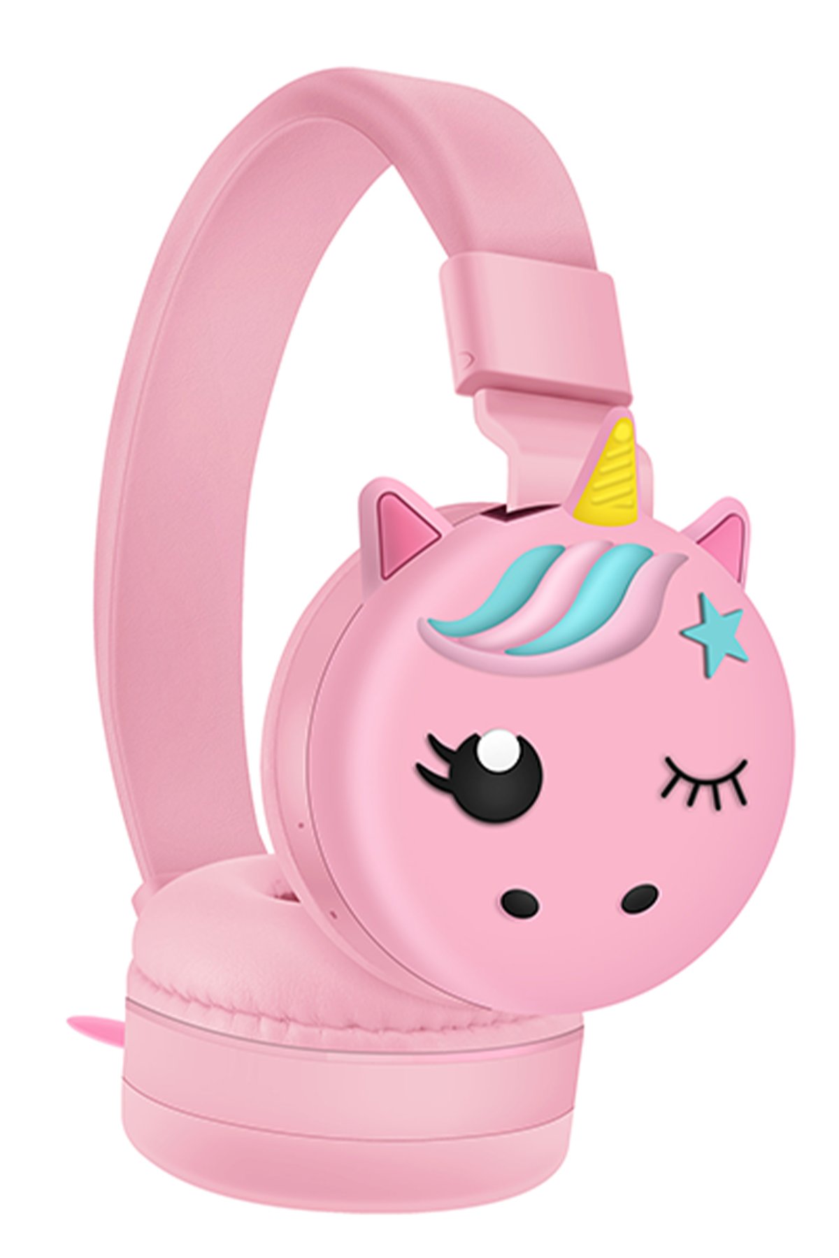 Karler Bass KR9900 Kablosuz Kafaüstü Kulaklık - Pembe